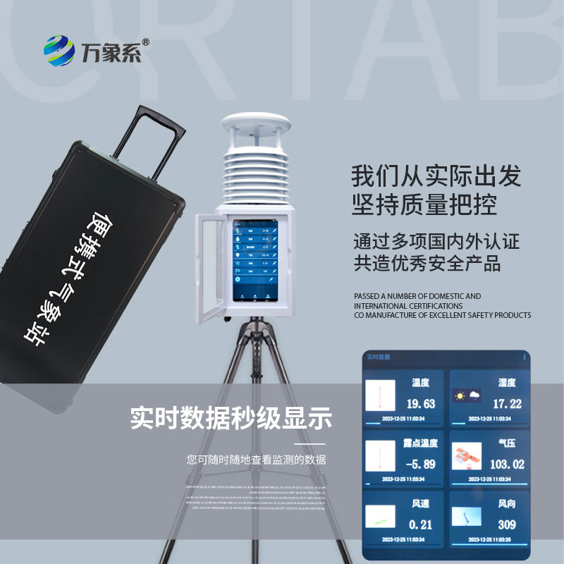 ??小巧不占地！小型便捷式氣象站隨時(shí)隨地測氣象